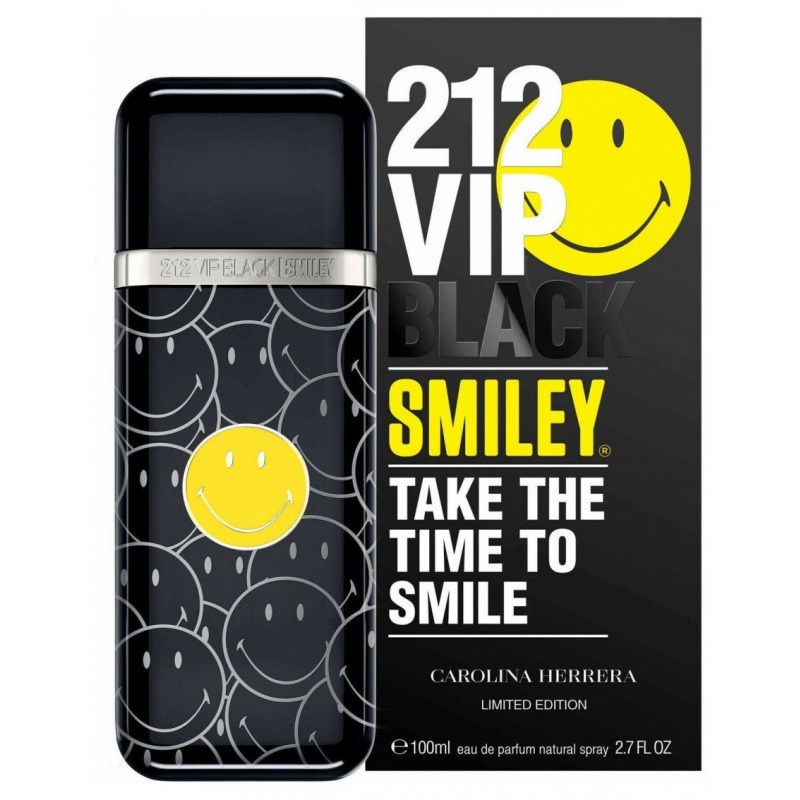 CAROLINA HERRERA 212 VIP Black Smiley