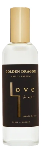 Love Tea Art Golden Dragon