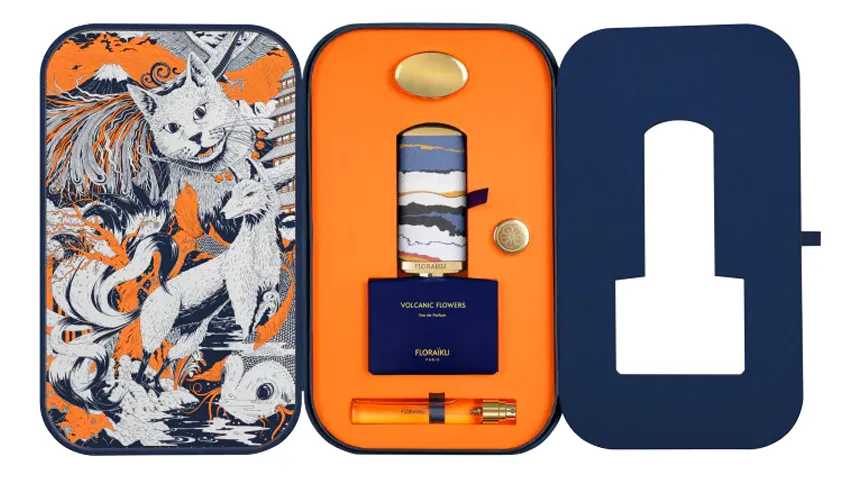 Floraiku Volcanic Flowers Набор унисекс 60 ml (п/вода 50 мл + п/вода 10 мл)