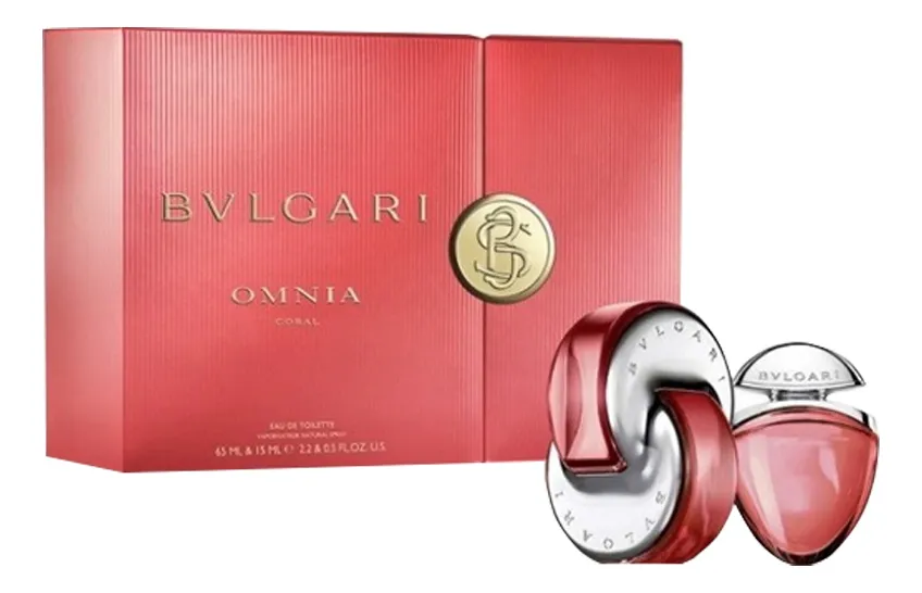 BVLGARI Omnia Coral Набор для женщин (65ml edt + 15ml edt)