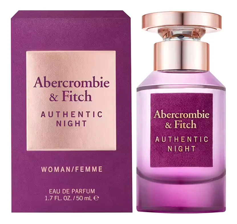 Abercrombie & Fitch Authentic Night Femme Парфюмерная вода для женщин 50 ml
