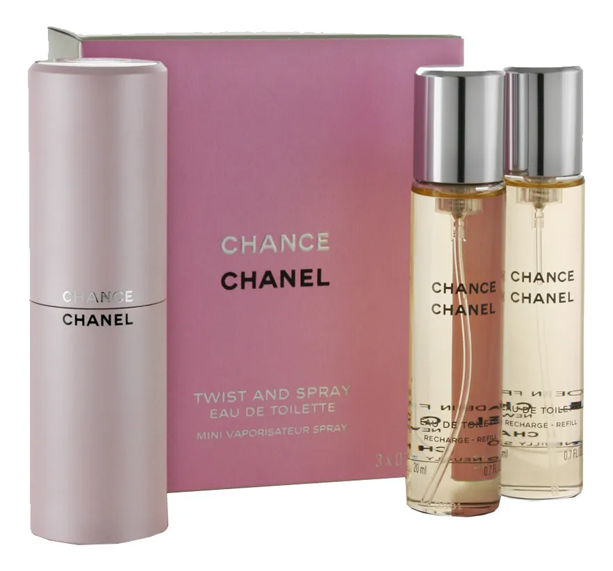 Chanel Chance Eau de Toilette Туалетная вода для женщин 60 ml  3*20 мл