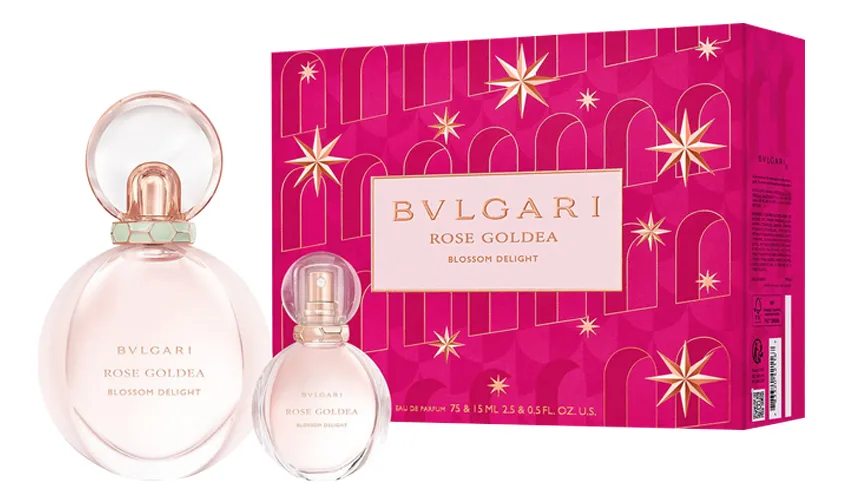 BVLGARI Rose Goldea Blossom Delight Набор для женщин (75ml edp+15ml edp)