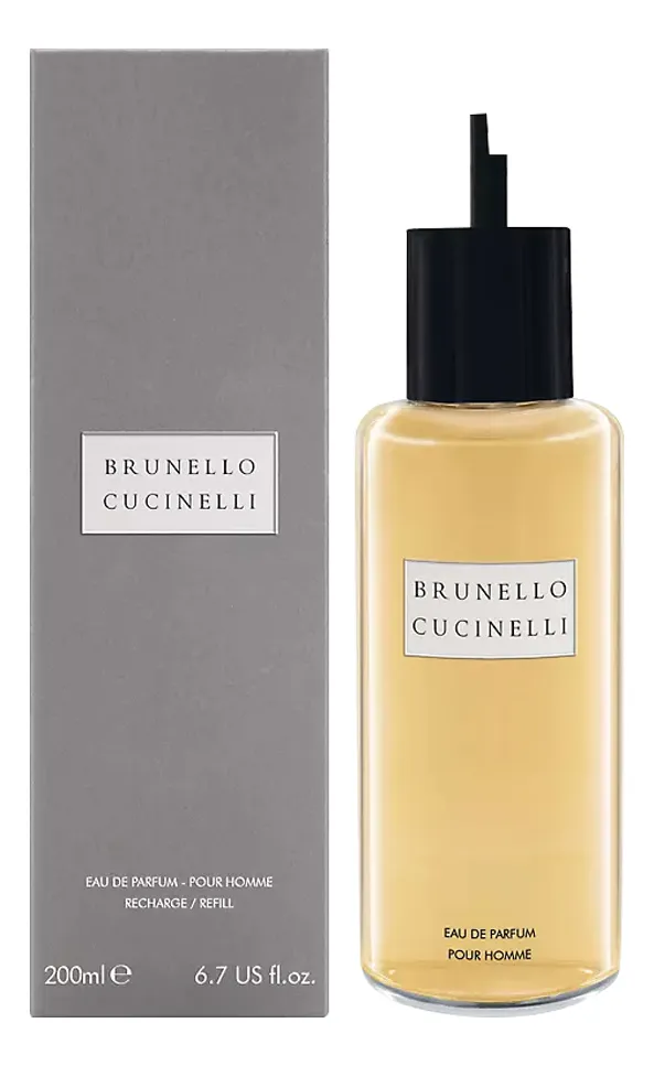Brunello Cucinelli Pour Homme Парфюмерная вода для мужчин 200 ml Refill
