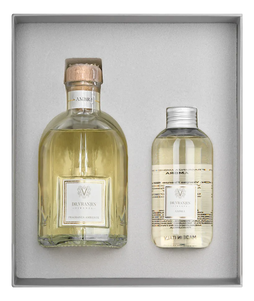 Dr. Vranjes Ambra Аромадиффузор унисекс 400 ml (диффузор 250 мл + диффузор 150 мл запаска)