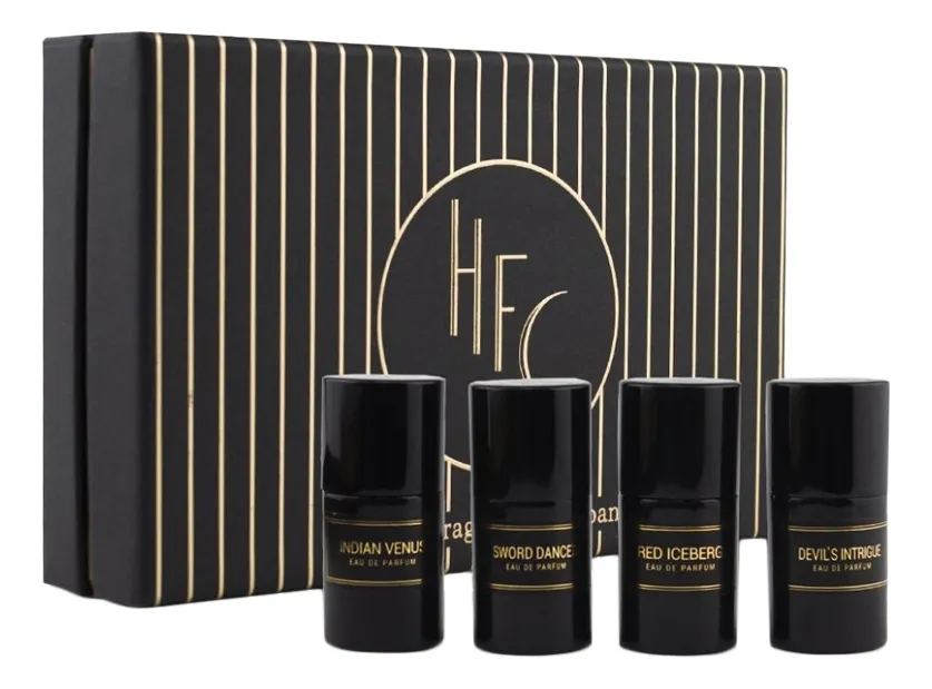 Haute Fragrance Company Gift Set Набор унисекс 60 ml (edp 4 x 15 ml devil's intrigue + red iceberg + indian venus + sword dancer)