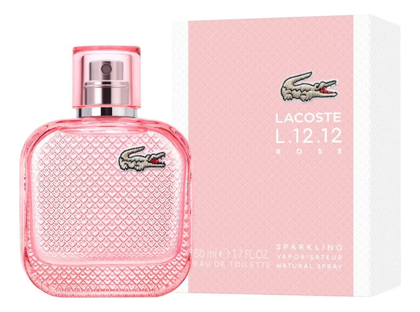 LACOSTE L.12.12 Rose Sparkling Туалетная вода для женщин 50 ml