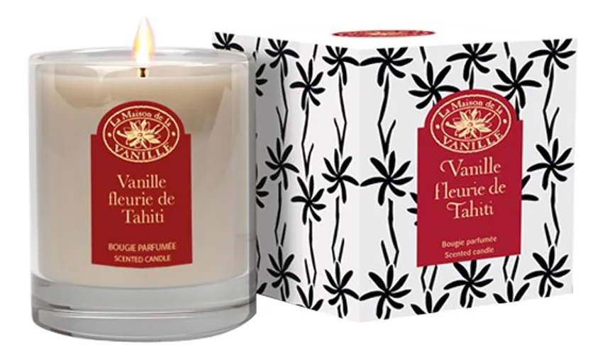 La Maison de la Vanille Vanille Fleurie de Tahiti Аромасвеча для женщин 180 ml