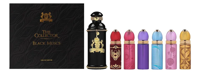 Alexandre J Black Muscs Набор унисекс 100 ml (п/вода 100 мл + п/вода 6*8 мл)