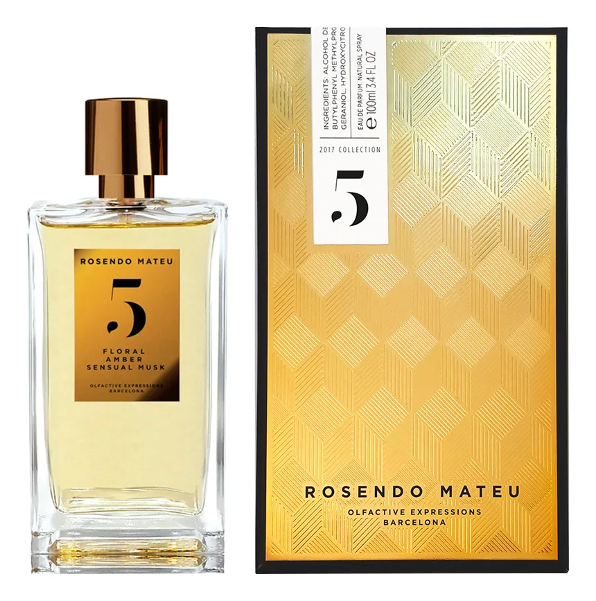 Rosendo Mateu Nº 5 Floral, Amber, Sensual Musk Парфюмерная вода унисекс 100 ml