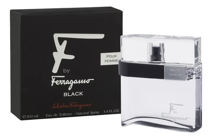 Salvatore Ferragamo F by Ferragamo Black pour homme Туалетная вода для мужчин 100 ml