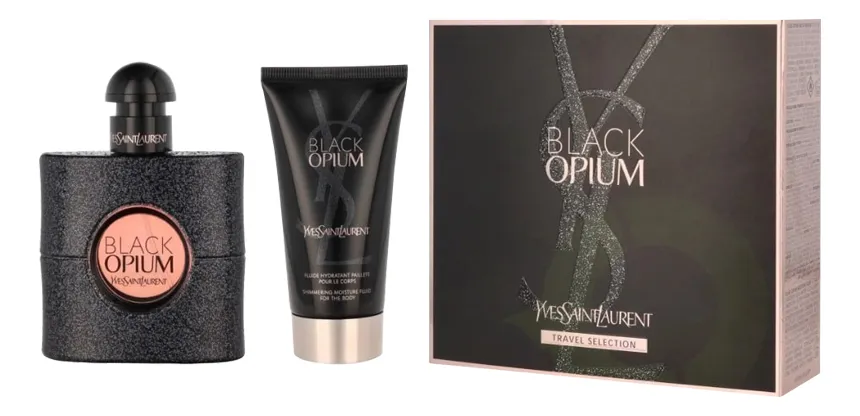 Yves Saint Laurent Black Opium Набор для женщин (п/вода 50мл + лосьон д/тела 50мл)