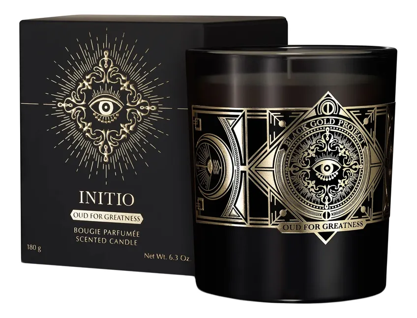 Initio Parfums Prives Oud For Greatness Аромасвеча унисекс 180 ml