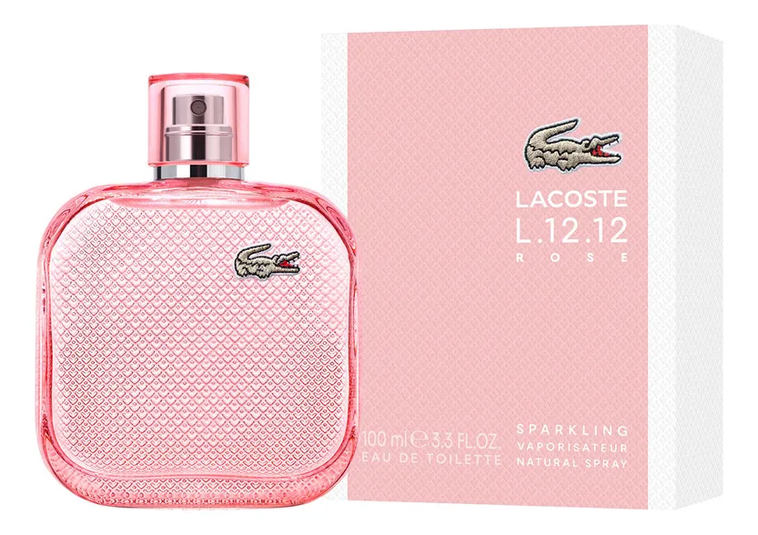LACOSTE L.12.12 Rose Sparkling Туалетная вода для женщин 100 ml