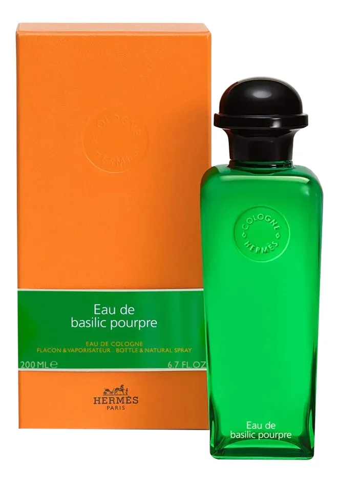 Hermes Eau de Basilic Pourpre Одеколон унисекс 200 ml