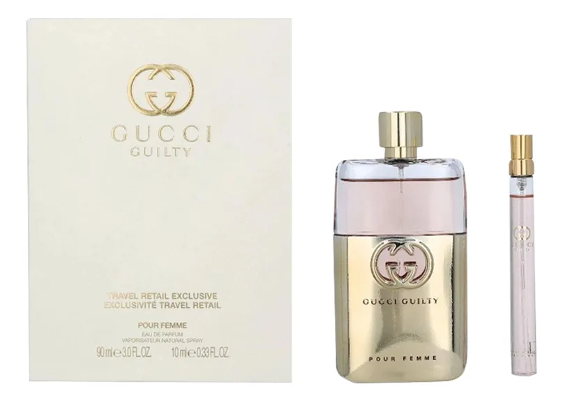 GUCCI Guilty Pour Femme Eau De Parfum Набор для женщин (90ml edp + 10ml edp)