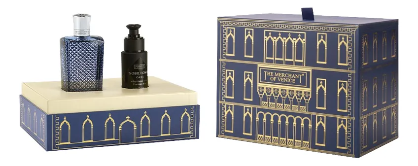 The Merchant of Venice Venetian Blue Набор для мужчин 100 ml (п/вода 100 мл + бальзам п/бритья 50 мл)