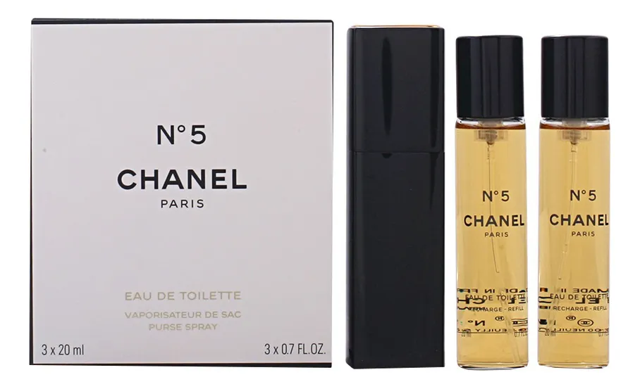 Chanel No 5 Eau De Toilette Туалетная вода для женщин 60 ml (3 x 20 ml)
