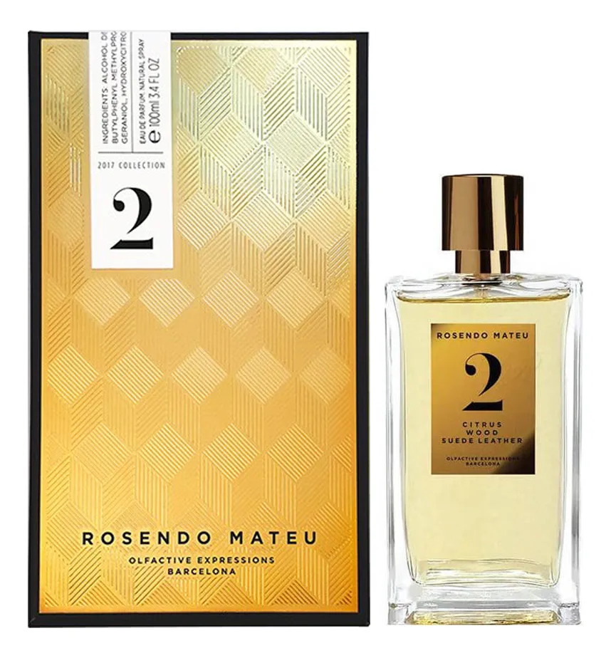 Rosendo Mateu Nº 2 Citrus, Wood, Suede Leather Парфюмерная вода унисекс 100 ml