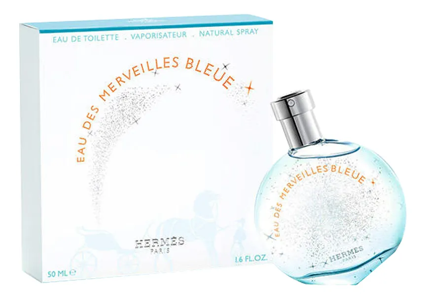 Hermes Eau des Merveilles Bleue Туалетная вода для женщин 50 ml
