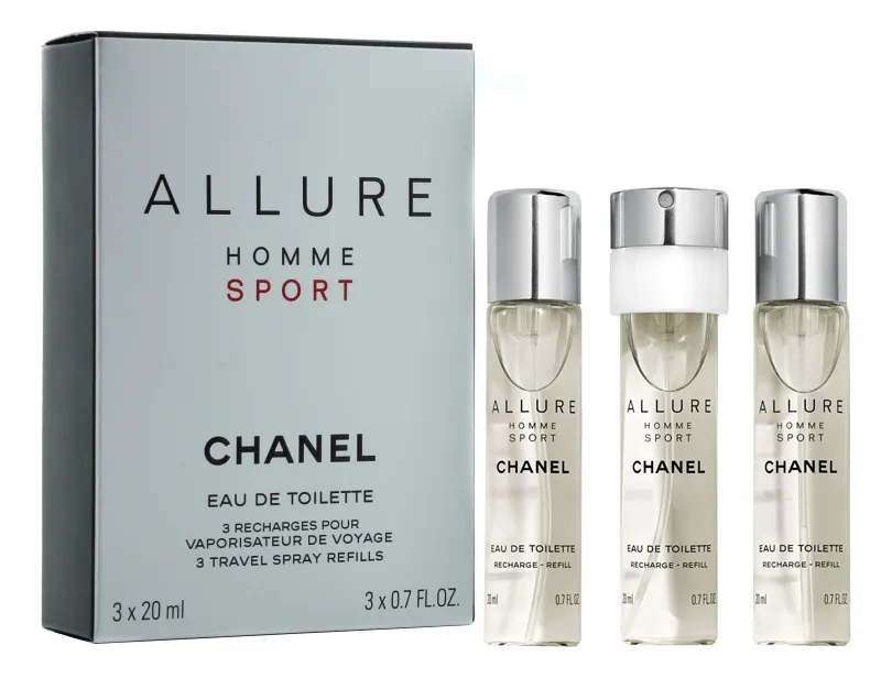 Chanel Allure Homme Sport Туалетная вода для мужчин 60 ml 3*20 сменный объём