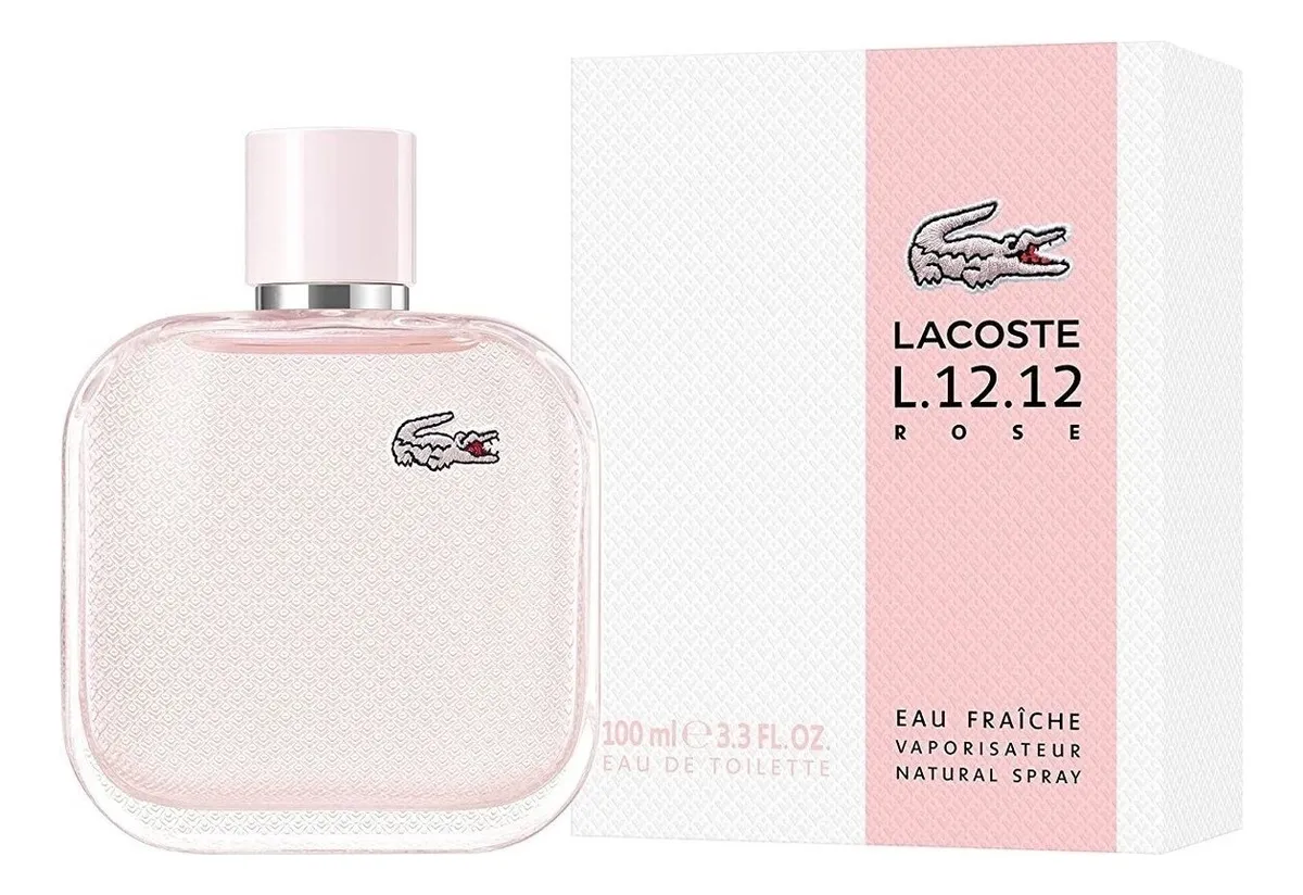 LACOSTE L.12.12 Rose Eau Fraiche Туалетная вода для женщин 100 ml