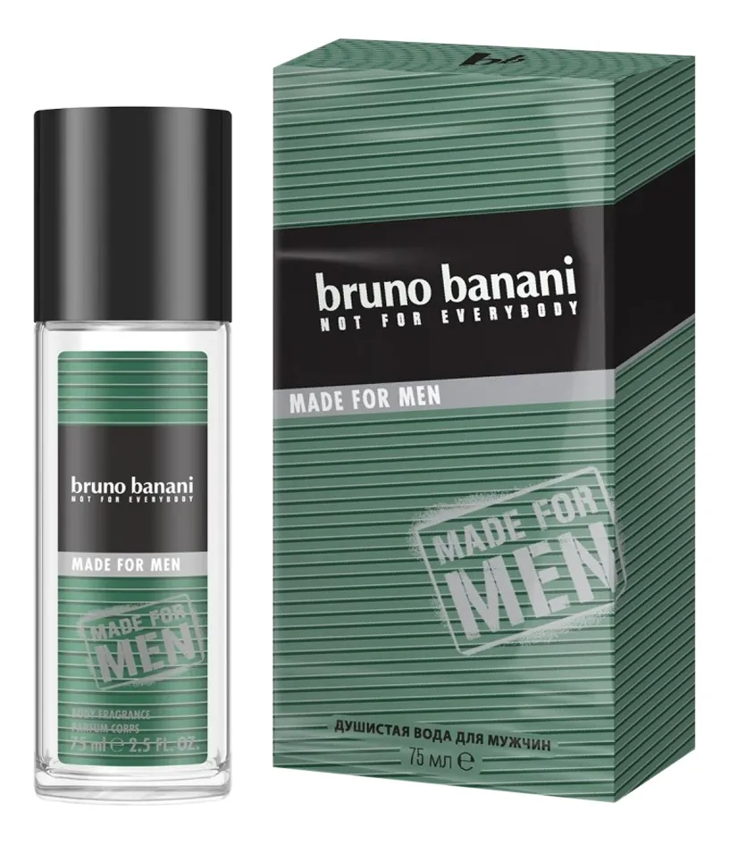 Bruno Banani Made for Men Спрей для тела для мужчин 75 ml