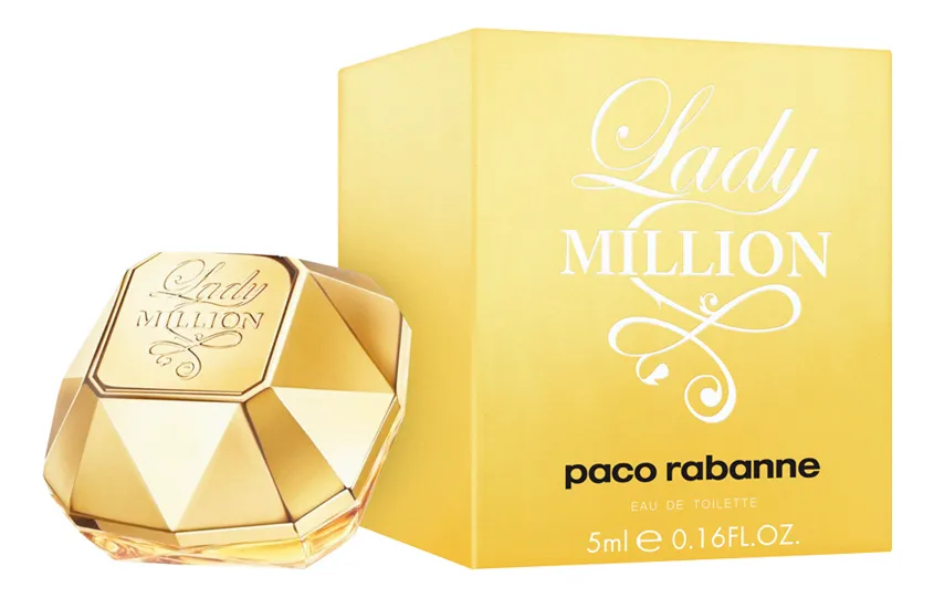 Paco Rabanne Lady Million Туалетная вода для женщин 5 ml миниатюра