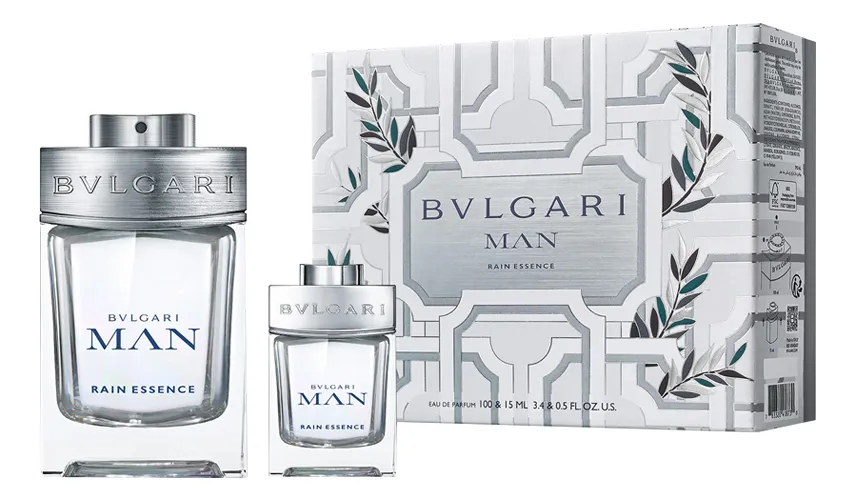 BVLGARI Man Rain Essence Набор для мужчин (100ml edp+15ml edp)