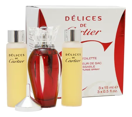 Cartier Delices de  Туалетная вода для женщин 45 ml (edp 3 x 15 ml)