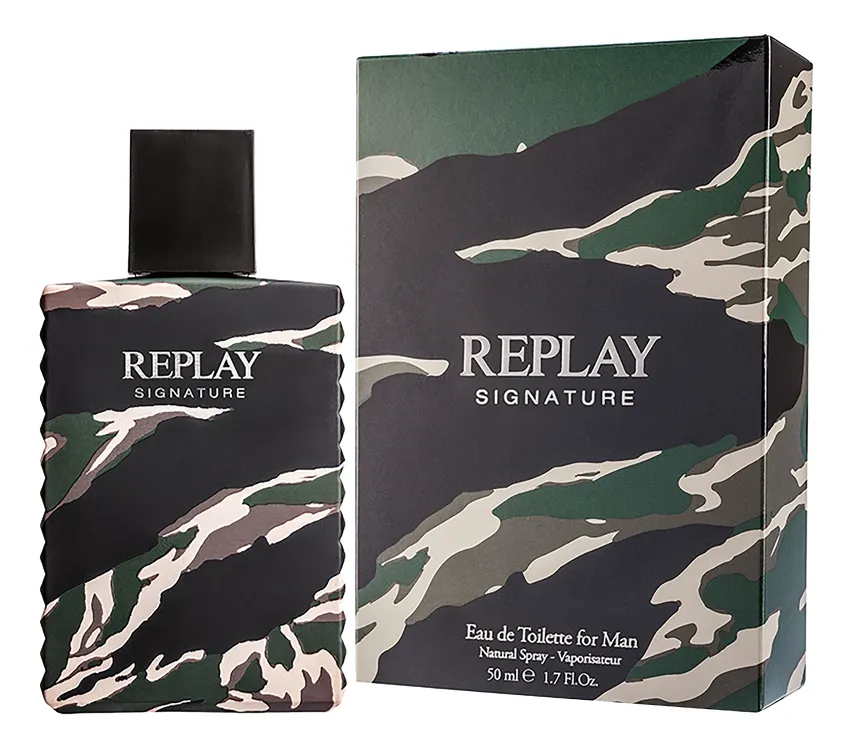 Replay Signature For Man Туалетная вода для мужчин 50 ml